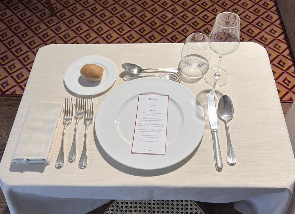 dining tutorial pomellato